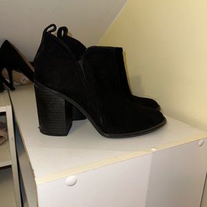 Madden Girl heeled booties.